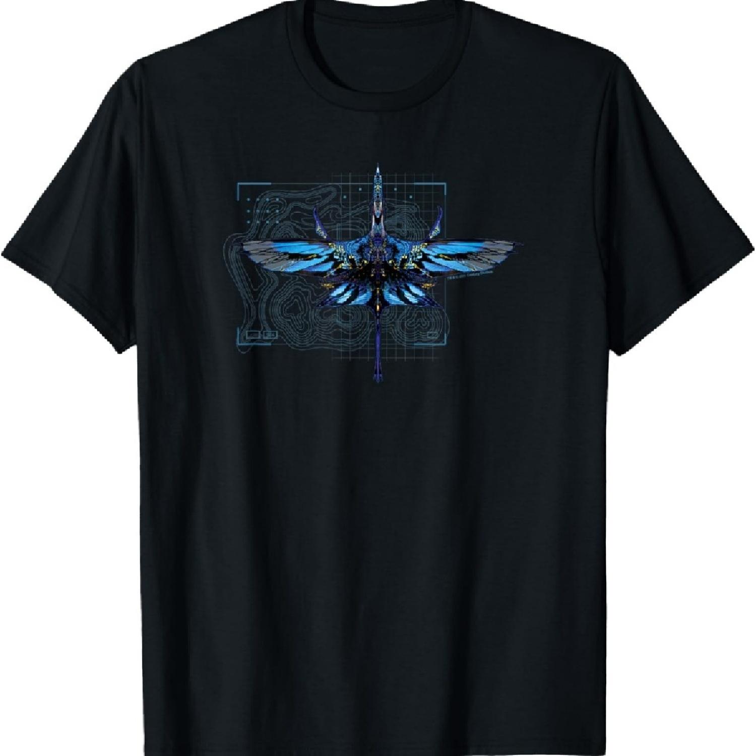 

Avatar The Way of Water Banshee Biolum Badge T-Shirt XXXXXL