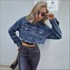 In Stock: Women's European & American Denim Short Jacket - Casual & Versatile Fashion