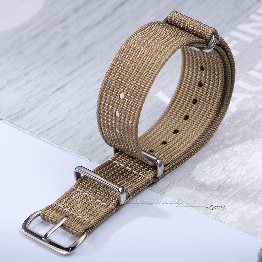 

New Ribbed Nylon Watch Strap 18mm 20mm 22mm Nylon Watch Straps for Military Men Women Watchband Accessories for Seiko Bracelets 18mm
