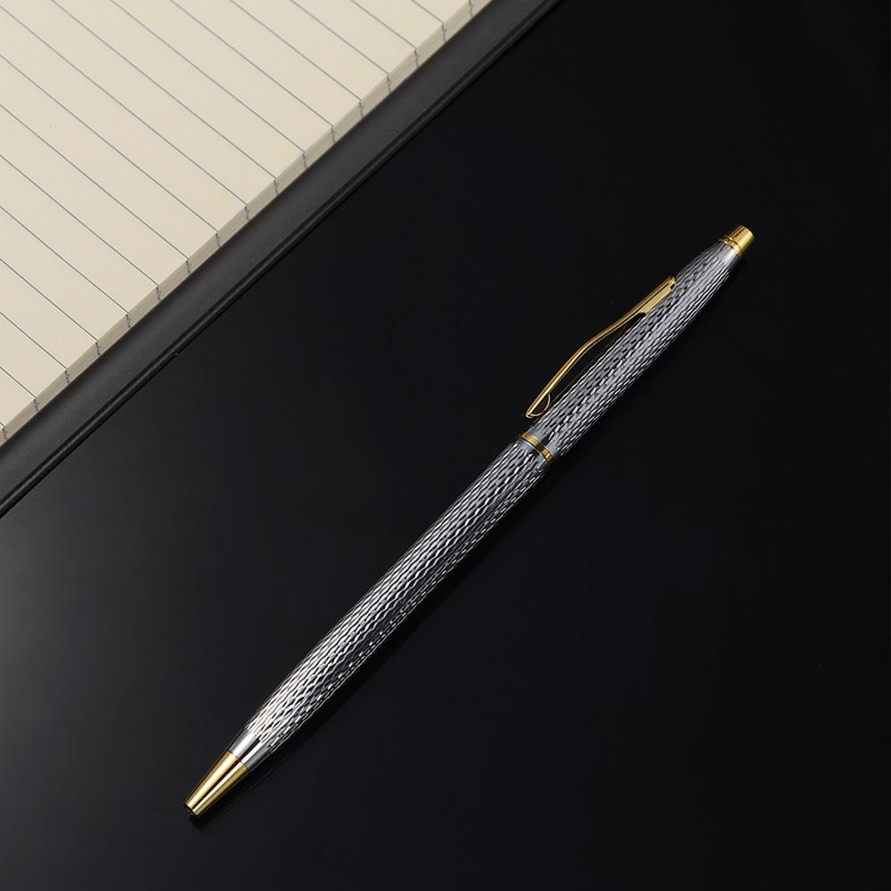 Smooth Continuous Ink Business Stationery School Office Supply Black Ink Writing Tools Sign Pen Metal Pen Ballpoint Pen Gel Pen