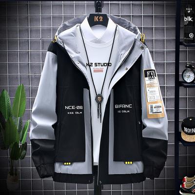 Große Größen Jacke Herren Mantel Plus Size Fat Casual Stehkragen Herrenjacke