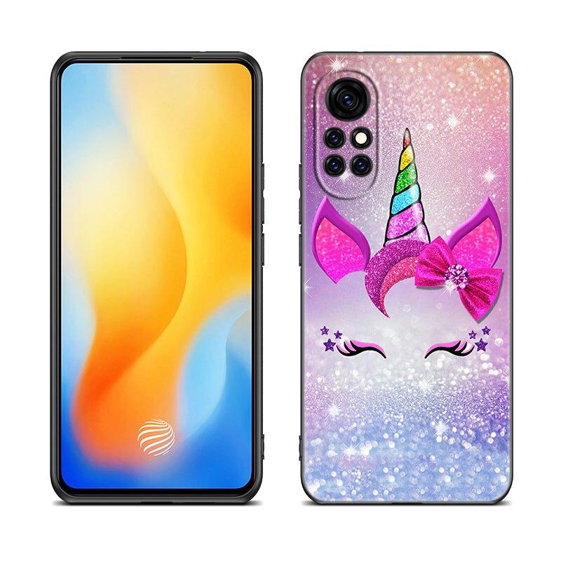 Rainbow Unicorn on We Heart It Case For Huawei NOVA 8 9 Pro 8i 7i 7SE Y60 5T Mate 40 30 20 10 Lite Honor 50 30 Premium Pro + 30S