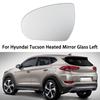 Pour Hyundai Tucson 2015 2016 2017 2018 2019 2020 Lentilles de rétroviseurs extérieurs chauffants Verre blanc