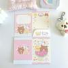 10 Pcs Kawaii Cartoon Folding Page for Girl  3-inch Photo Card Packing Protective Decor Board Card Packaging