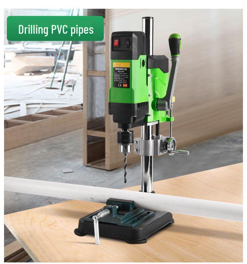 220V Industrial-Grade Mini High-Power Precision Bench Drill for Household and Multi-Functional Use