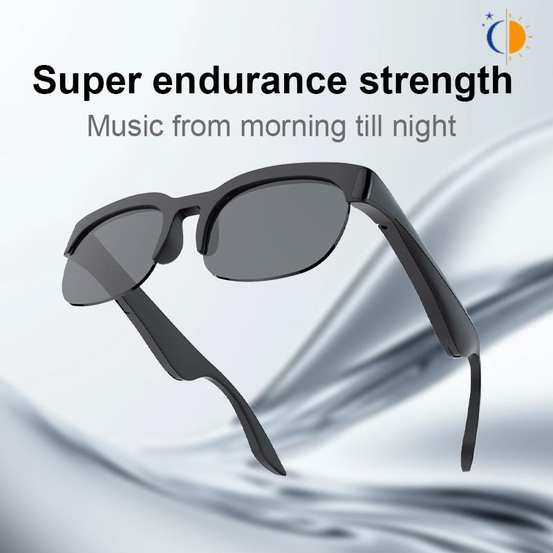 Smart Bluetooth V5.3 Sunglasses Glasses Call Outdoor Sports Headphones HIFI Black Technology Anti-touch UV For Men And Women