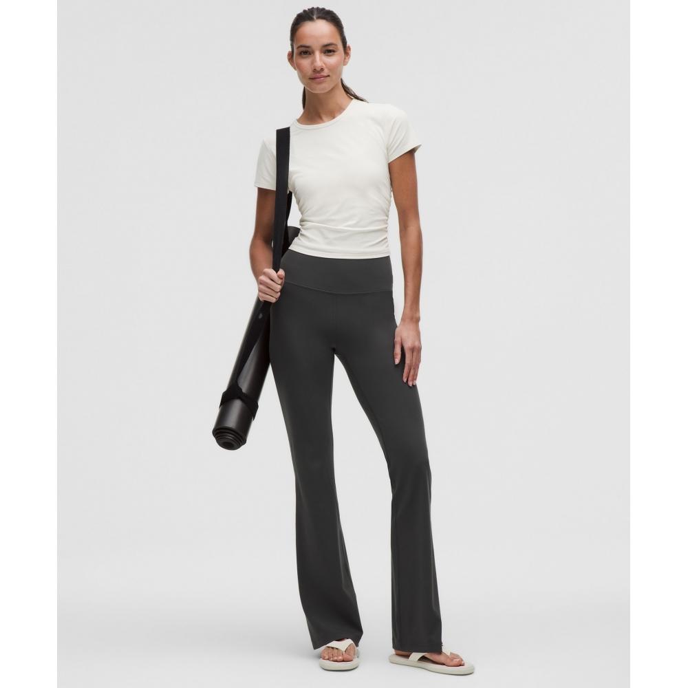 Lululemon Groove Nulu Super High Rise Flared Pant  Regular Graphite Grey