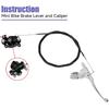 Mini Bike Brake Caliper Lever Kit Compatible With Monster Mega Moto MMB80 105Cc Motovox MBX10 MBX11 Baja DB30 Coleman CT100U CC100X Predator 79Cc