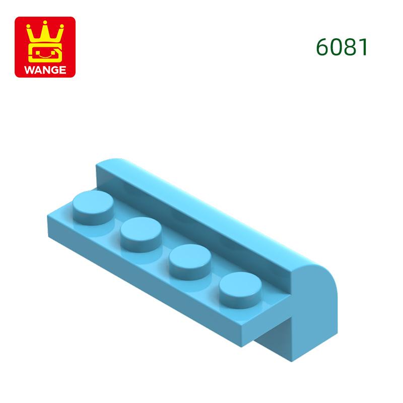 44Pcs/lot 6081Corner 4Hole Slope Curved 2x4x1 1/3 featuring Top Block Moc Colour Accessories Works With featuring Brick Kids Toy