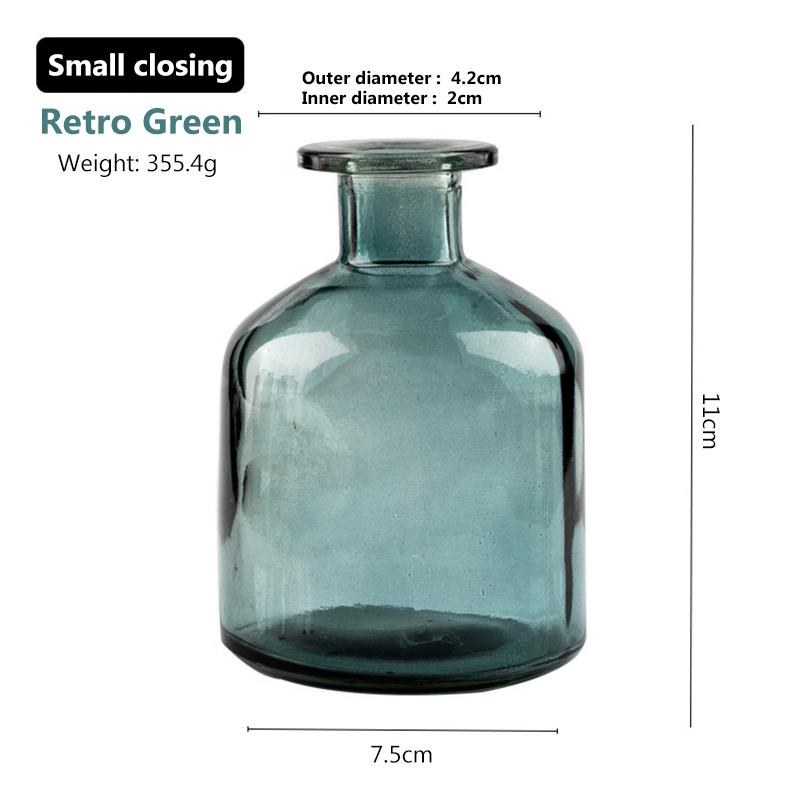 

Стеклянная ваза для гостиной, сушеные цветы, скандинавский стиль, стеклянная прозрачная ваза с укропом, аксессуары для украшения дома, вазы для цветов для дома 04