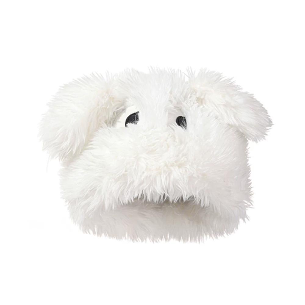 Fluffy Plush Knitted Hat Sweet Beanies Hat Korean Girl Funny Bonnet  Women