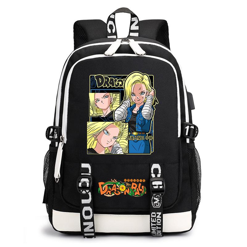 Anime Dragon Ball Backpack for School Casual Daypack for Kids Teenagers Students Boys Girls Everyday Use