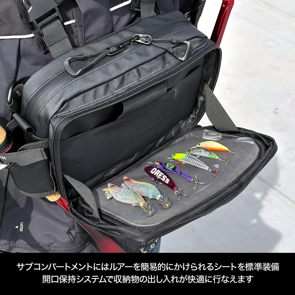 Dress Tactical Shield Chest Bag Fishing Light Rod Pliers Large Capacity Storage - Bag, Game, Ajing, Eging, Holder, Holder,