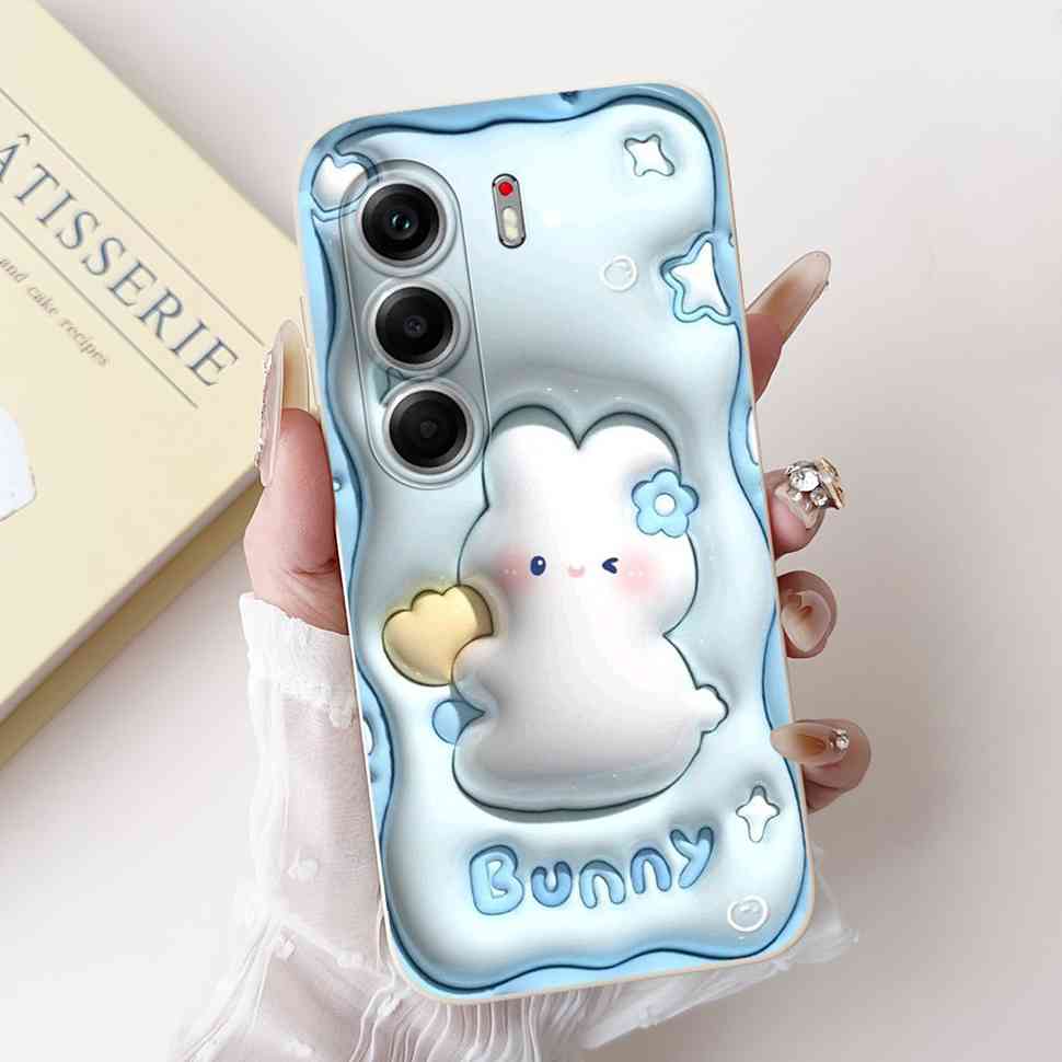 For Tecno Camon 40 Pro 5G 6.78" Case Cartoon Panda Astronaut Soft Silicone Matte Cover For Tecno Camon 40PRO 5G Phone Shell