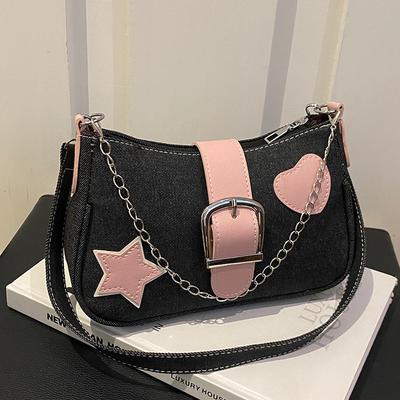 Textured Underarm Bag for Women New Trendy and Fashionable Underarm Bag for Women Ins French Versatile Shoulder Bag