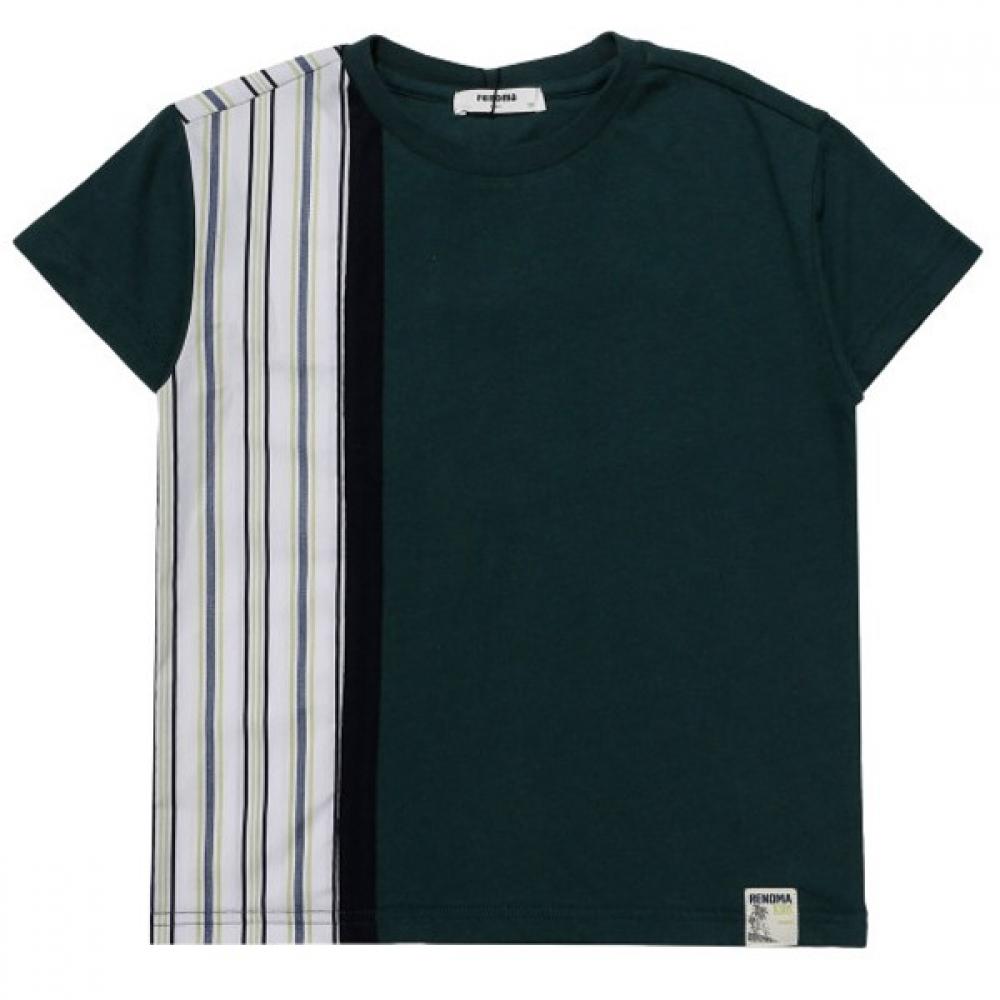 

[renoma Kids] Lenoma Kids Boys Woven Color T shirT Green/110