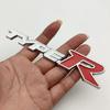 3D Metal Type-S Type-R Car Rear Trunk Emblem Badge Sticker R Car Styling Accessories
