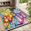 Pokemon Glass Carpet Rug Soft Washable Anti Slip Home Living Room Sofa Mats Personalized Christmas Rug