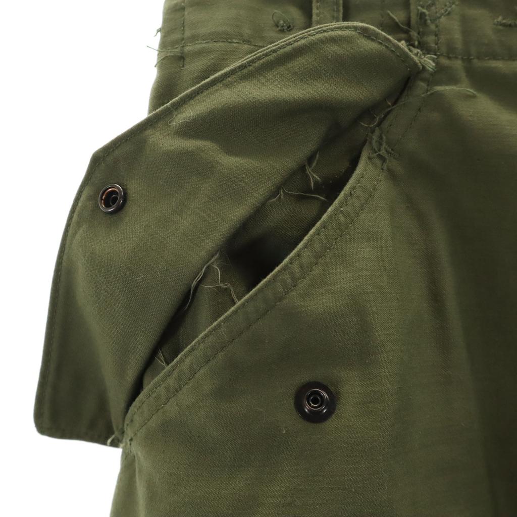 US ARMY 70s Vintage M65 DLA Cargo Pants XS Khaki Military Men's Used