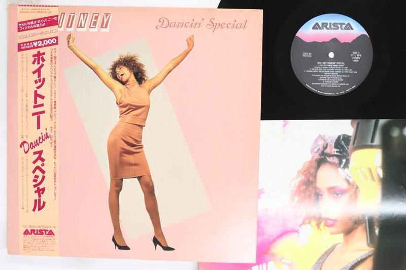 12-дюймовая пластинка WHITNEY HOUSTON Whitney Dancin Special 20RS69 ARISTA 1988 Япония Obi SoulFunk Б/у