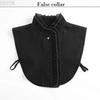 Girls Bowknots Lapel Shirt Detachable Collar Autumn Sweater Blouse Women Fake Collar Girls Removable Shirt Neck False Collar