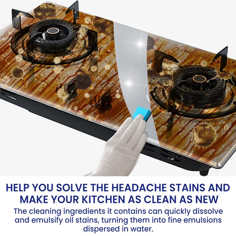 Multi Surface Kitchen Cleaner Degreaser Removes Grease Rust Stain For Stove Appliances and Cookware Cleaning at Home one size