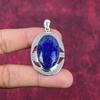 Lapis Lazuli Pendant Handmade Gemstone Jewelry, 925 Solid Sterling Silver Pendant ,Unique Design Jewelry Pendant