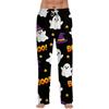 Men's Halloween Print Drawstring Lounge Pants Casual Sleepwear Soft Comfortable Fit Relaxed Style