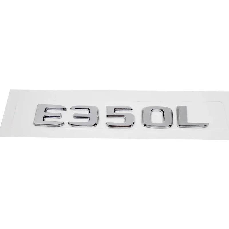 3D ABS E350 E350L E500 Trunk Rear Logo Badge Emblem Sticker For Mercedes Benz E Class W207 W210 W211 W212 W213 Accessories