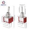 6MM Toggle Switch Bent Switch 2/3/10A 125/250V AC 2nd Gear 3rd Gear Toggle Switch 3/6Pin Side Bend Rocker Switch