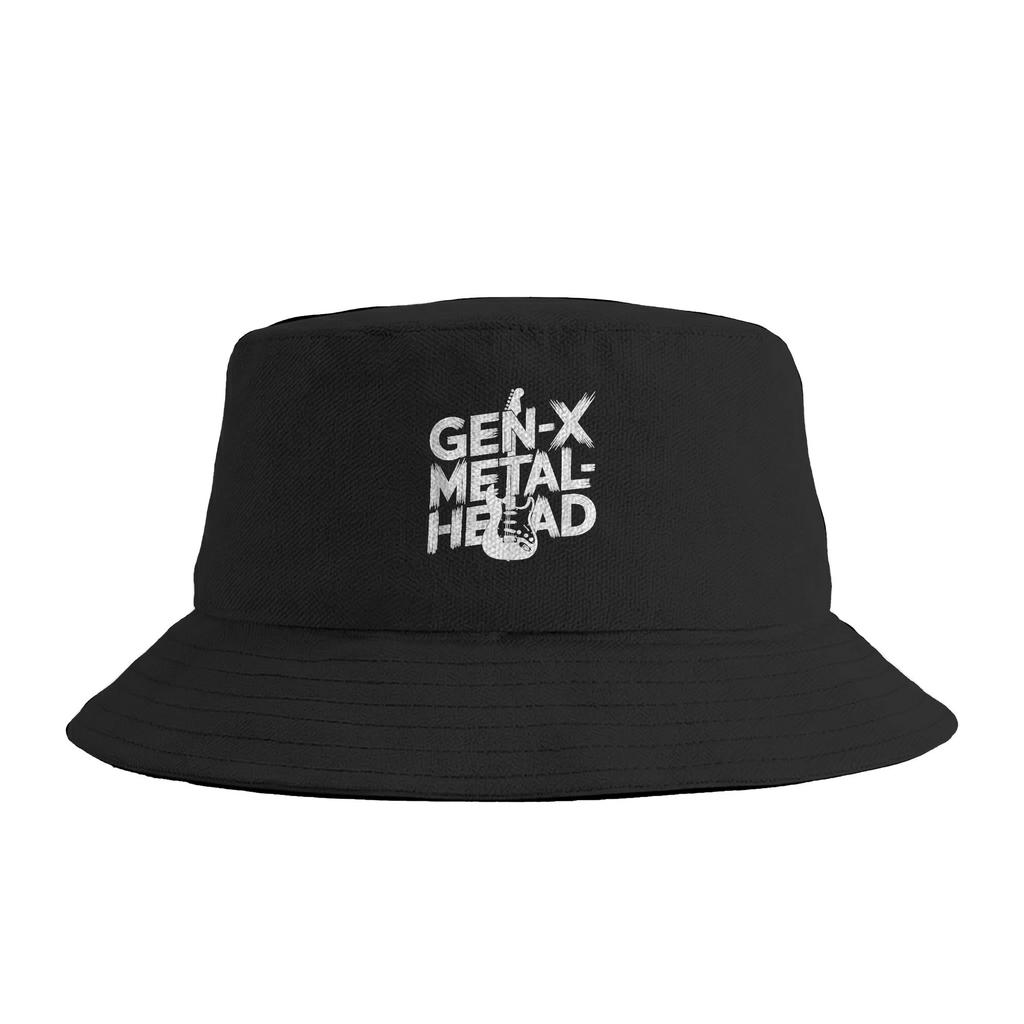 Unisex Gen X Metalhead 80er Heavy Metal Musikliebhaber Gitarre Kunst Eimerhut Persönlichkeit Fischerhüte Sommer Lässig Strandkappen