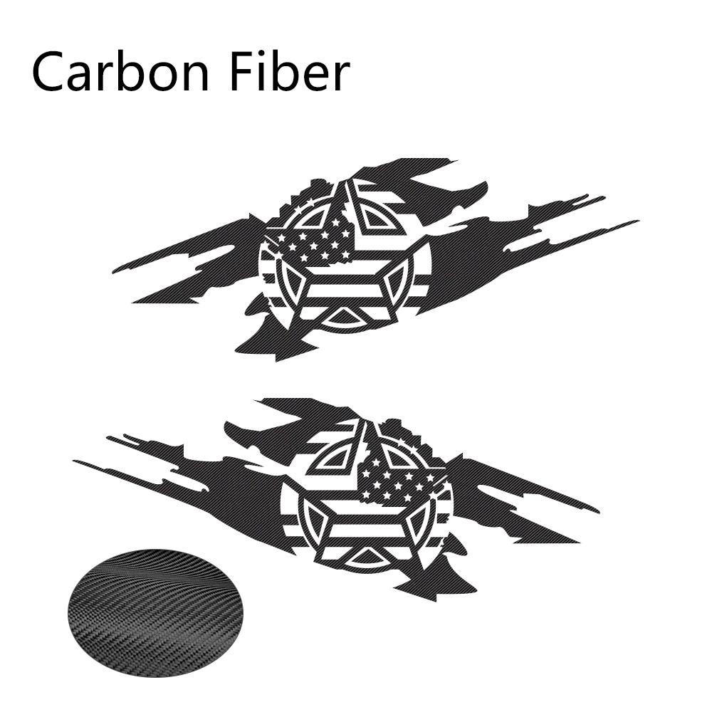 Car Stickers Auto Side Door Vinyl Film styling Decals Tuning Accessories for Jeep Wrangler Renegade JK JL CJ RUBICON 4x4