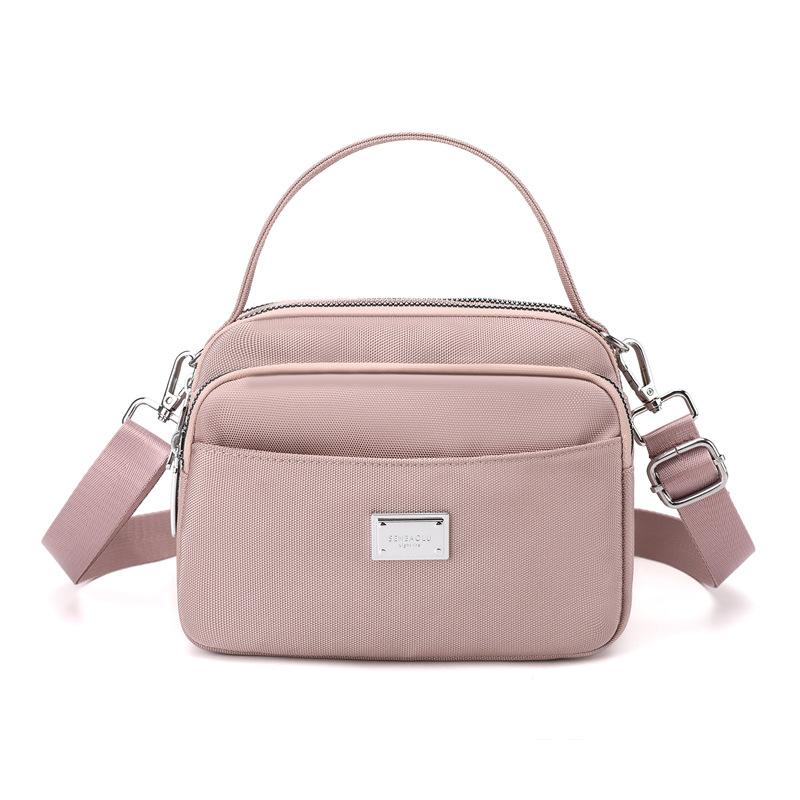 Bolsa feminina de tendência de rua portátil de um ombro crossbody bolsa de mãe feminina da moda