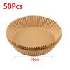 20/50/100Pcs Non-Stick Air Fryer Paper Oil Proof Frying Paper  for Steamer Muffin Cupcake