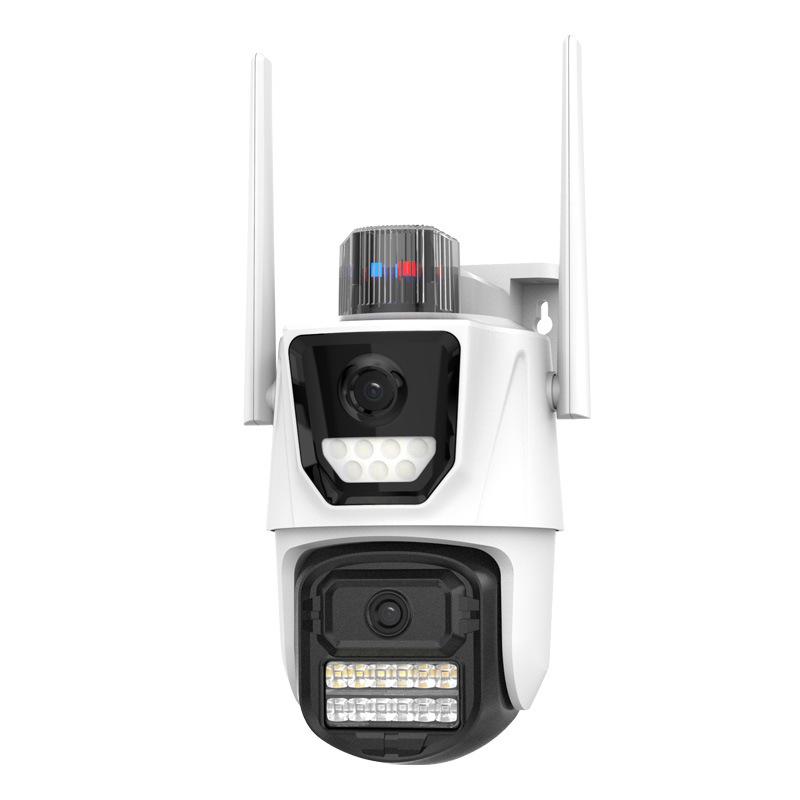 ICSee WiFi Dual-Screen Outdoor Camera with 6MP HD and Full-Color Night Vision
