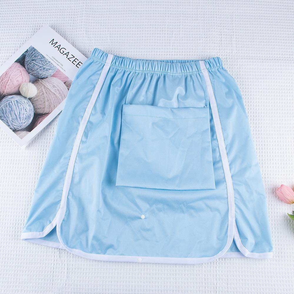 Adult Waterproof Incontinence Skirt Washable Urine Guard Bedding Protector Menstrual Apron