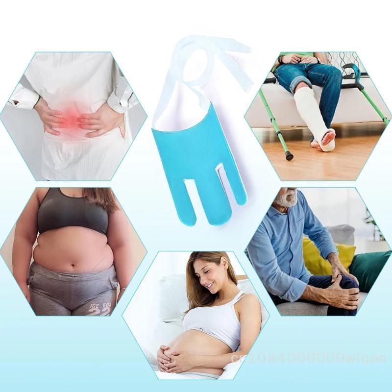 | 3-Finger Fabric Sock Helper with Drawstring ,Easy Use Sock Holder Elderly Dressing Aid for Seniors &Mobility Impaired