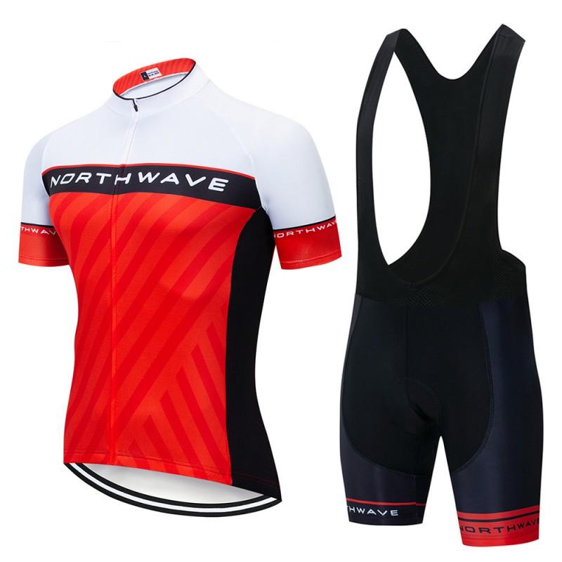 Men Women Cycling Jersey Set Short Sleeve Breathable Quick Dry Compression Fit Bike Wear