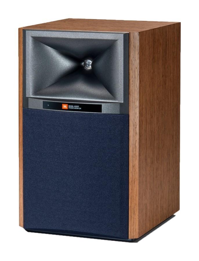 JBL 4305P Valnøtt Aktive monitorer 2 x 150 W, DAC, strømming, MQA, BT, AirPlay + STATIV GRATIS, JBL by HARMAN
