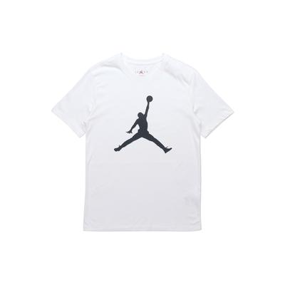 Jumpman T-Shirts Herren Weiß Rundhals Mäßig Gerader Schnitt DA6797-100