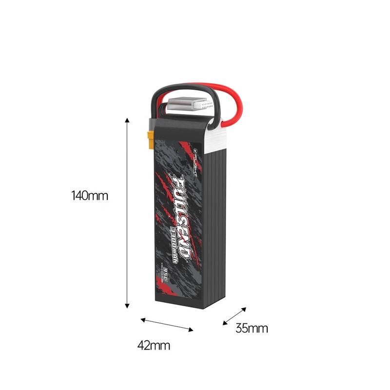 Fullsend 3300mAh 6S LiPo Battery for 7-inch FPV Drones