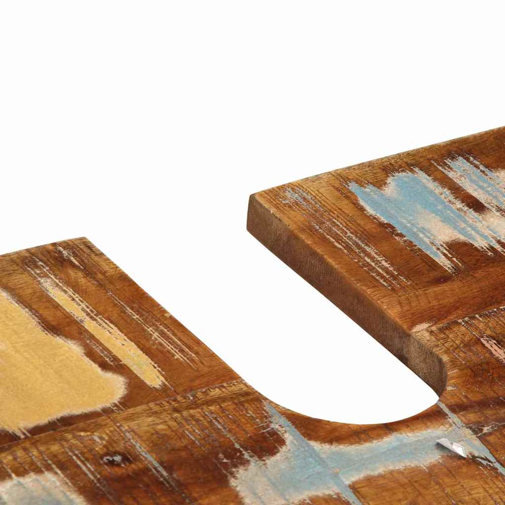 Bathroom Furniture Set with Shelf 4 pcs Solid Reclaimed Wood