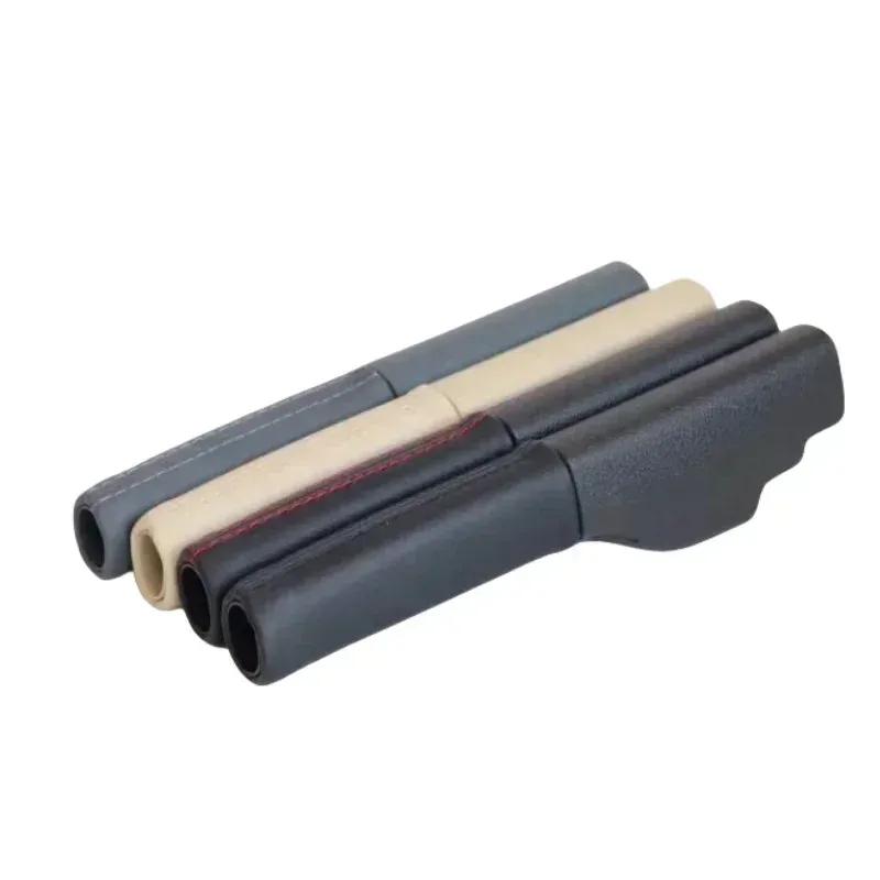 Leather Handbrake Cover For VW Jetta GLI Golf 5 6 Rabbit GTI MK5 6 EOS Hand Parking Auto Interior Accessories 1K0711461A