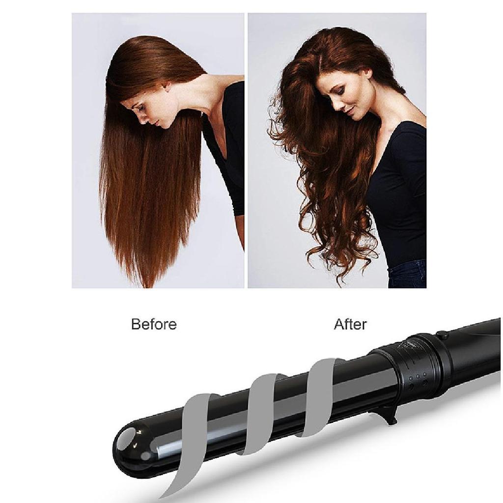 6 In 1 Curling Iron Wand Set With 6 Interchangeable Ceramic Barrels