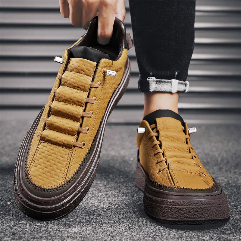 Guochao Herren Casual Atmungsaktive Schuhe mit dicker Sohle - Hongkong-Stil, Nischendesign für den Außenbereich
