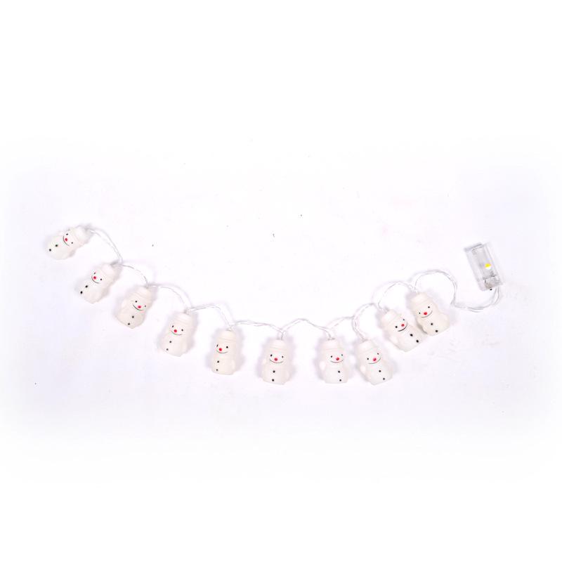 Hong Yu Snowman LED String Lights - Creative TPR Christmas Window Decorations
