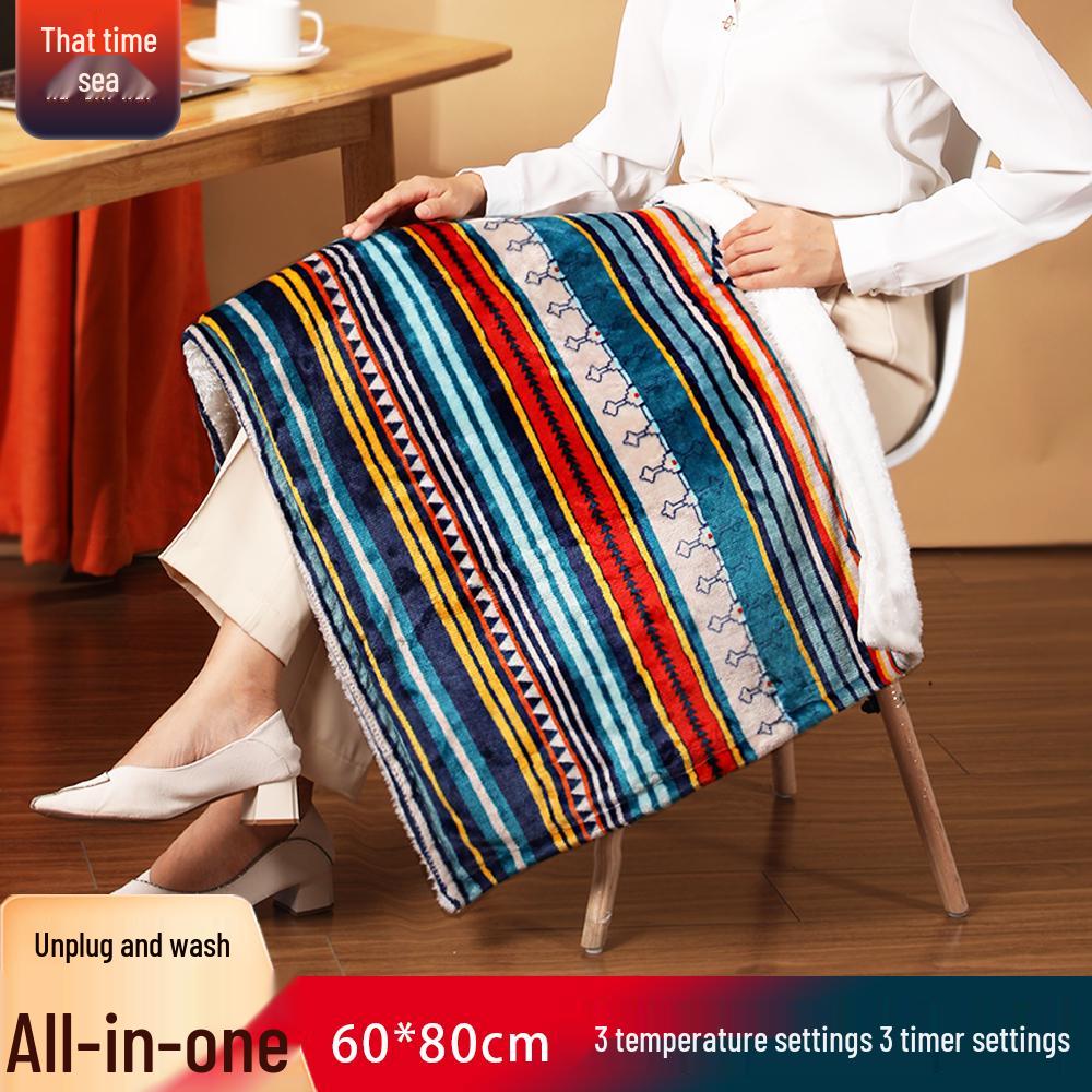 Washable Electric Heating Shawl & Knee Blanket for Office & Home