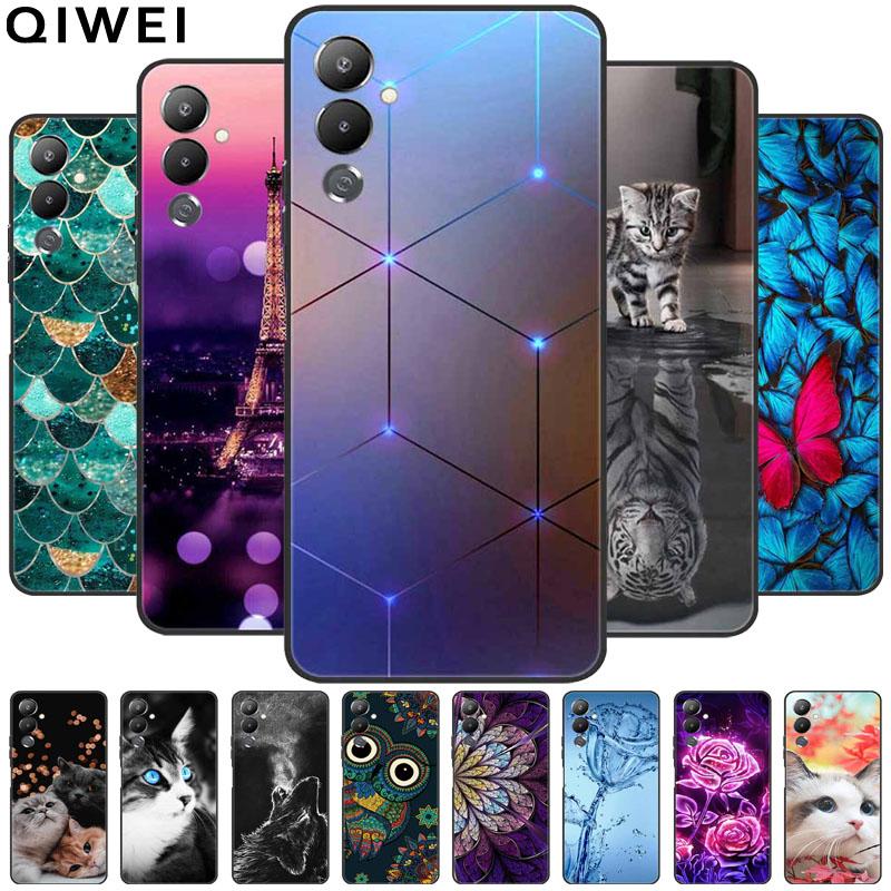 For Tecno Pova 4 Case LG7n Lovely Fashion TPU Silicone Cover for Tecno Pova 4 Phone Cases Pova4 Shockproof Soft Shell Funda Cute
