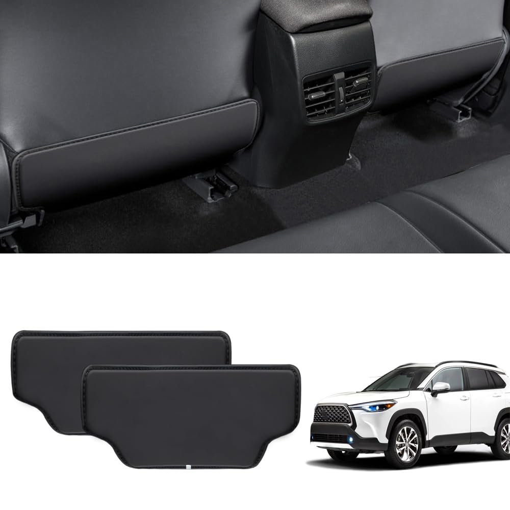 

Специально разработан для Toyota Corolla Cross 10 серии 2021 года, защита от пинков из искусственной кожи, протектор спинки заднего сиденья, защита салона от воды, царапин, легко устанавливается чёрный