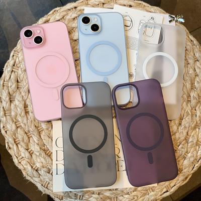 Ultra-thin Magnetic Frosted Ice Mist Case for iPhone 17 Pro Max - Anti-drop, Skin-feel Protection